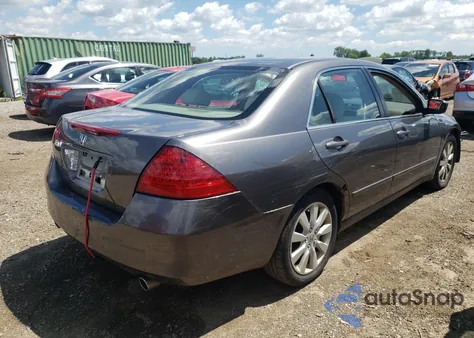 2007 Honda Accord Lx z USA, uszkodzony, nr VIN 1HGCM66347A046927